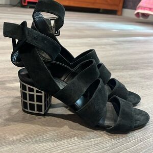 Black Block Heels